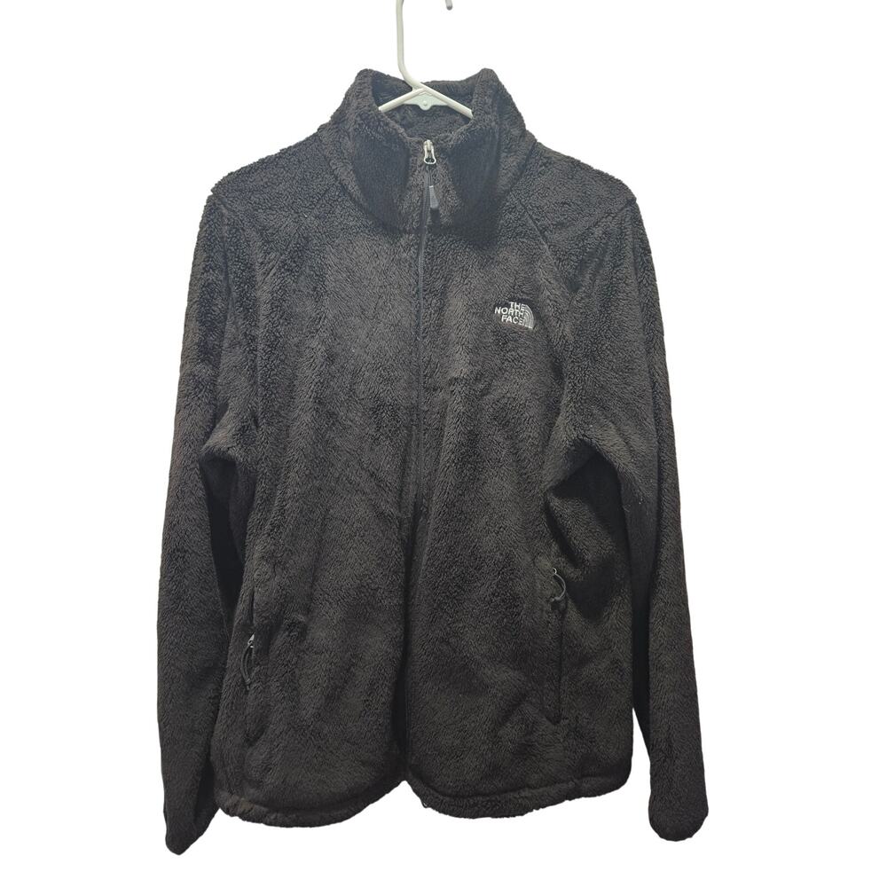 The North Face Fuzzy Fleece Jacket Teddy Sherpa Full Zip Gorpcore Black L